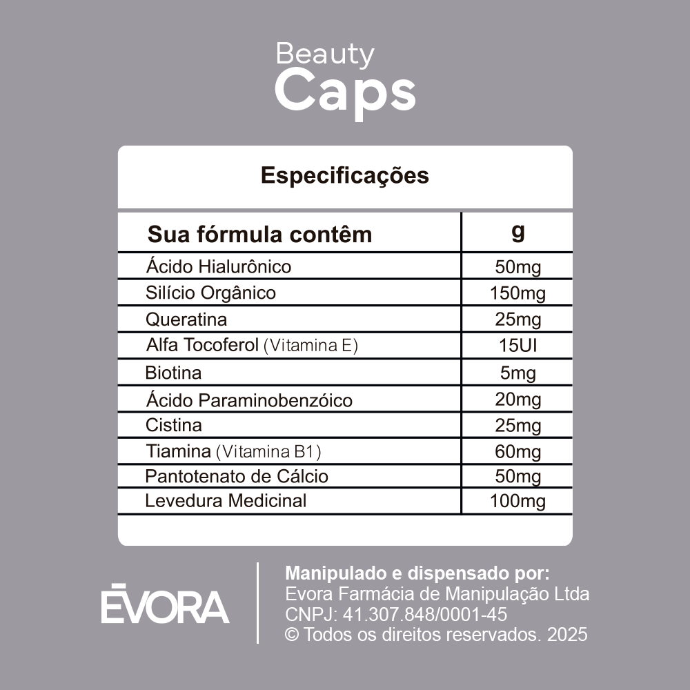 Beauty Caps 60 cápsulas