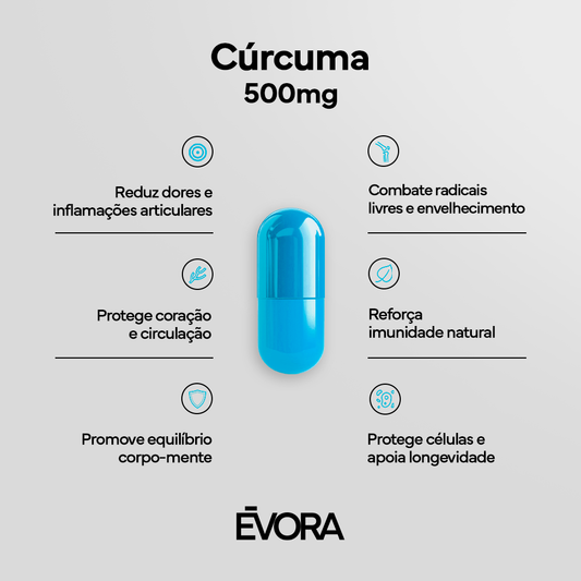 Cúrcuma 500mg 60 cápsulas