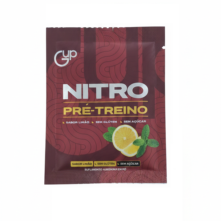 Sachê GUP Nitro Pré-Treino Sabor Limão