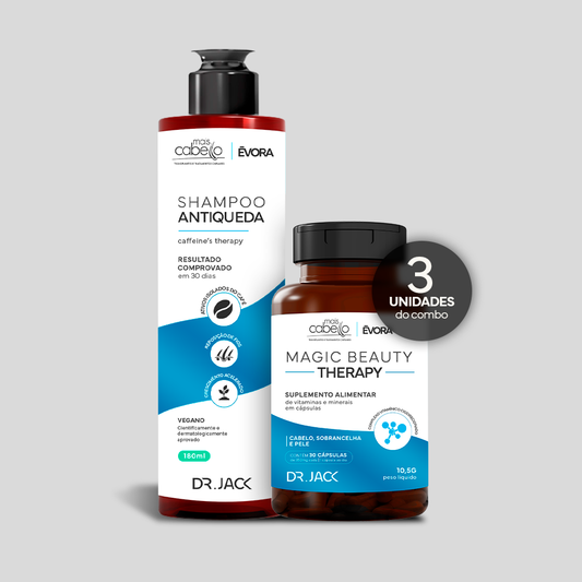 Shampoo Antiqueda Caffeínes Therapy + Magic Beauty Therapy