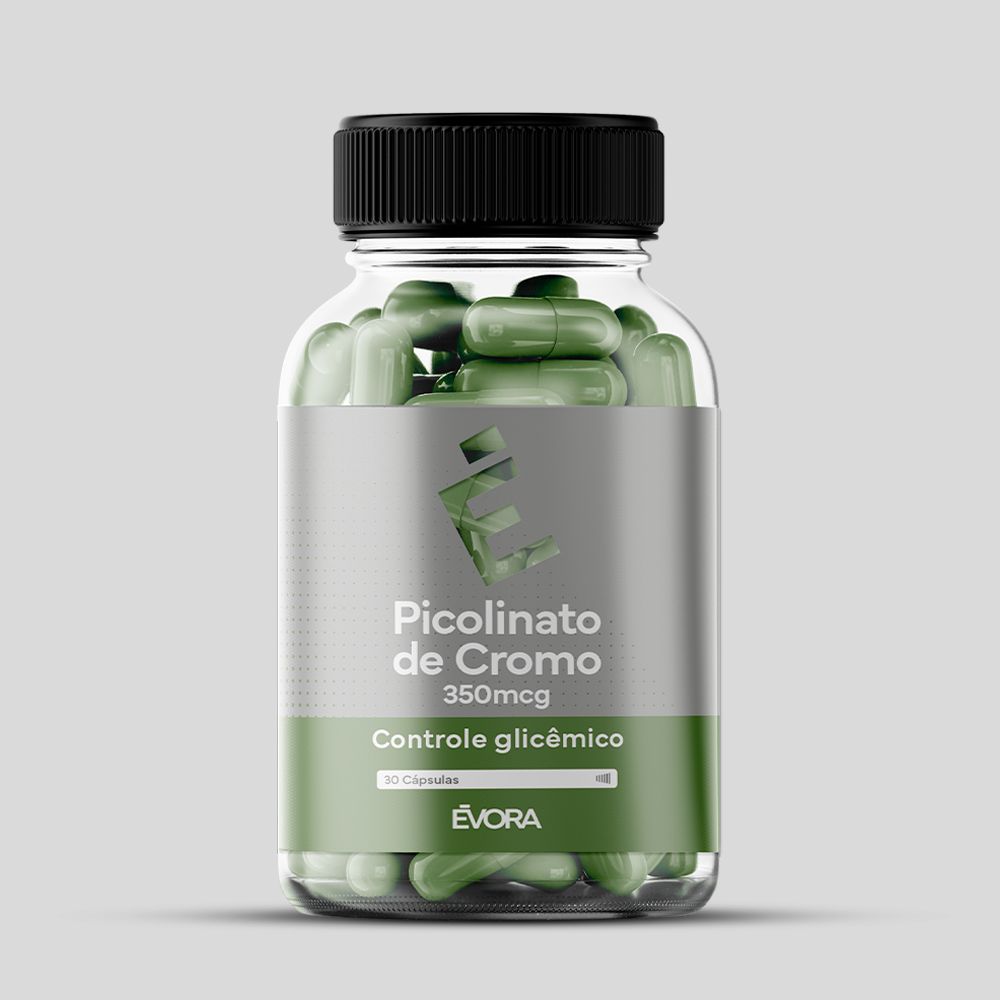Picolinato De Cromo 350 mcg 30 cápsulas