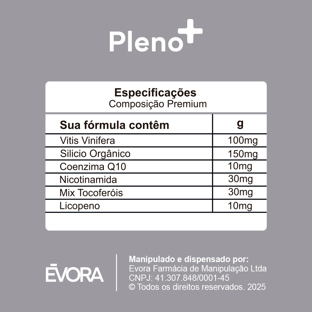 Pleno+ 30 cápsulas
