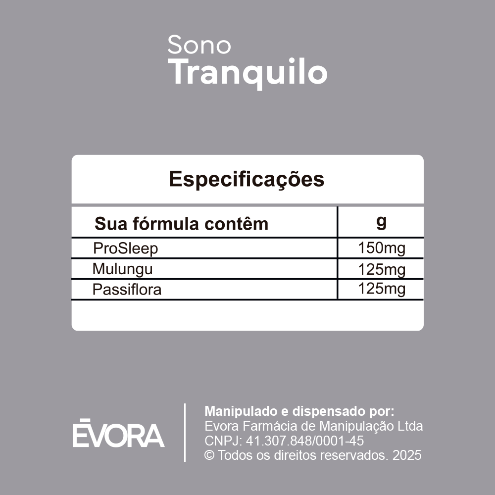 Sono Tranquilo 60 cápsulas
