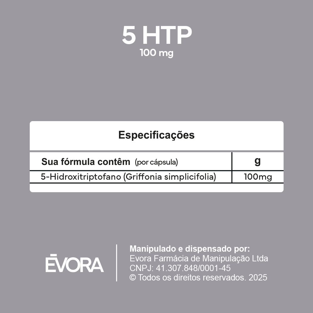 5 HTP 100Mg 30 capsules