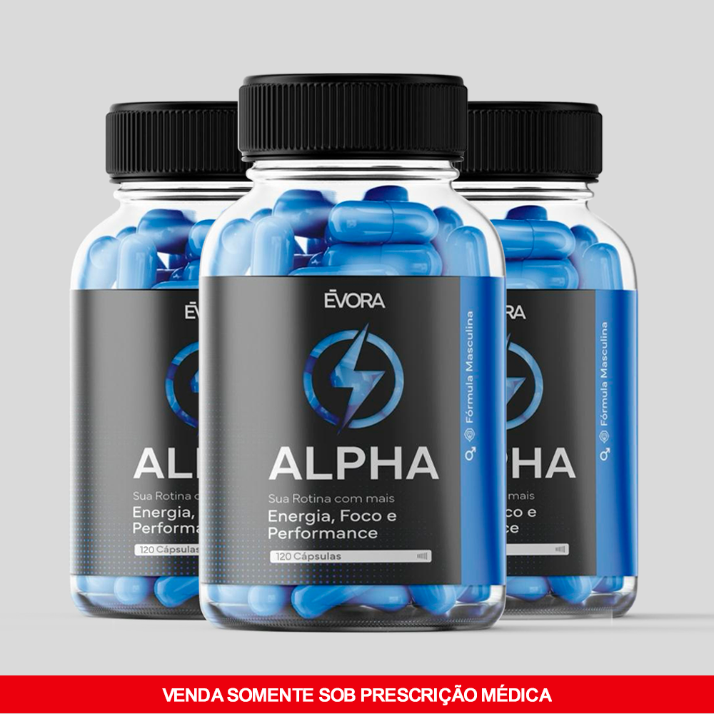 ALPHA 120 cápsulas (Combo 3 unidades)