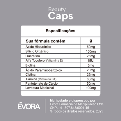 Beauty Caps 60 cápsulas