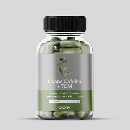 Licaps Cafeina + TCM 60 cápsulas