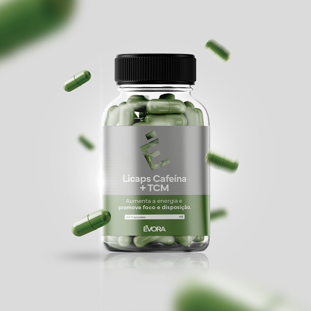 Licaps Cafeina + TCM 60 cápsulas
