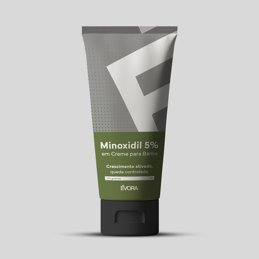 Minoxidil 5% Em Creme Para Barba 120g