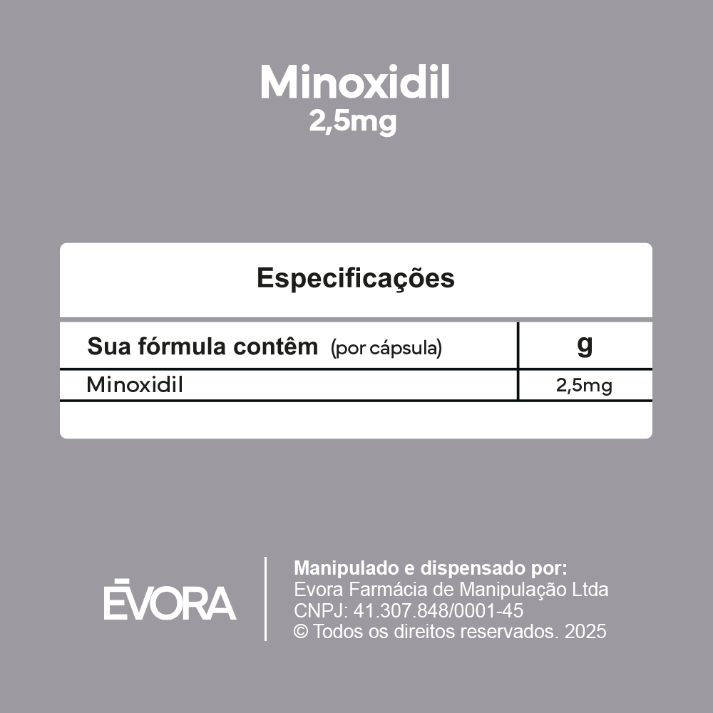 Minoxidil 2,5mg