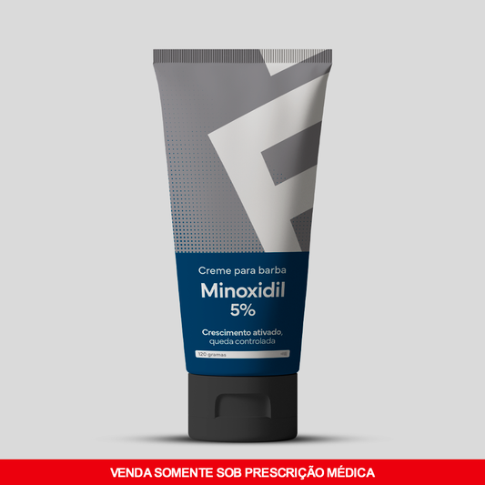 Minoxidil 5% Em Creme Para Barba 120g