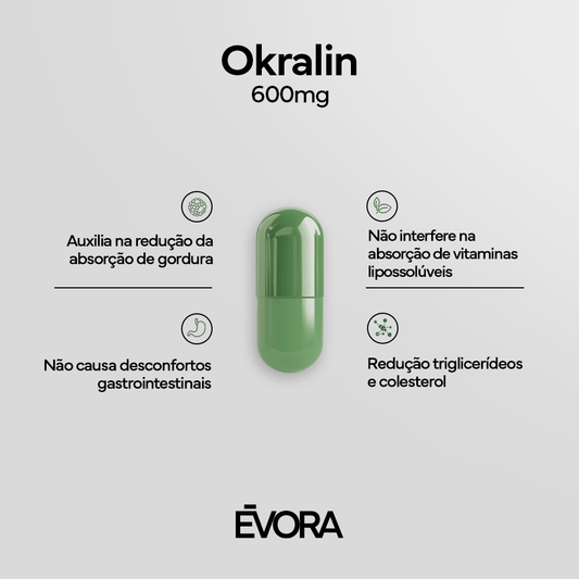 Okralin 600mg 30 cápsulas