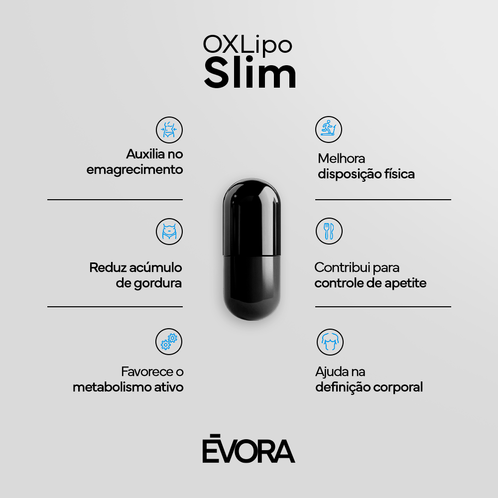 OX Lipo Slim 180 cápsulas (Combo 6 unidades)