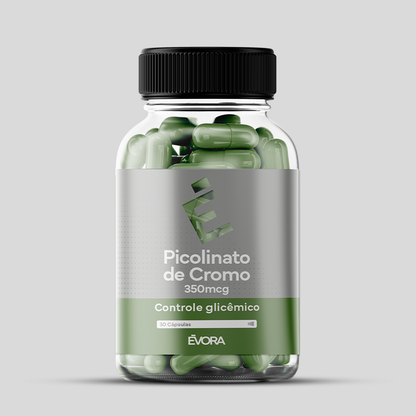 Picolinato De Cromo 350 mcg 30 cápsulas