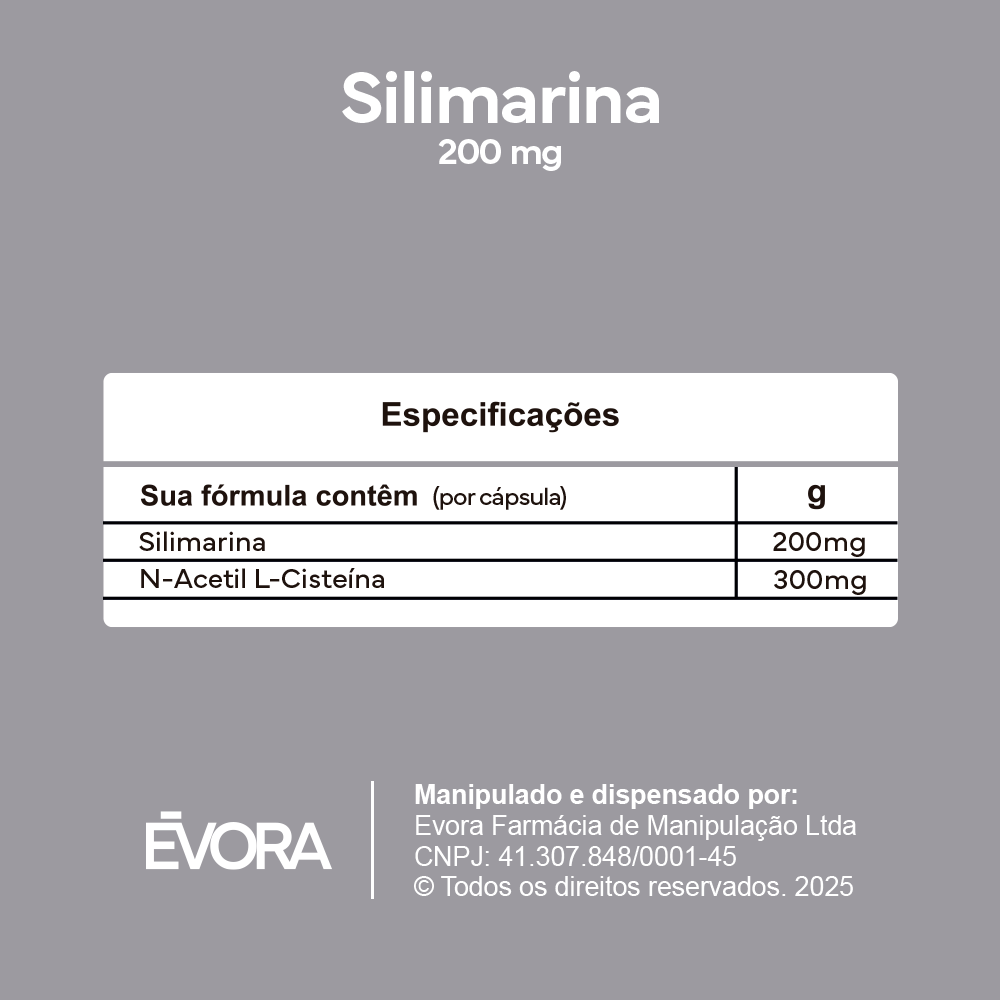 Silimarina 200mg