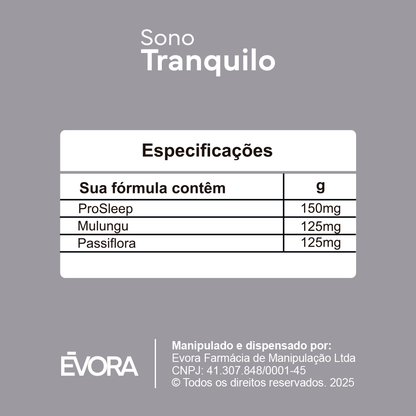 Sono Tranquilo 60 cápsulas