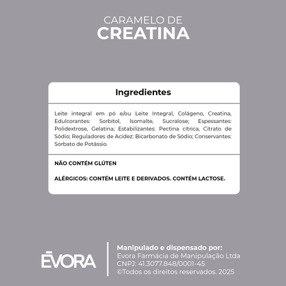 Creatina de Caramelo 60 unidades