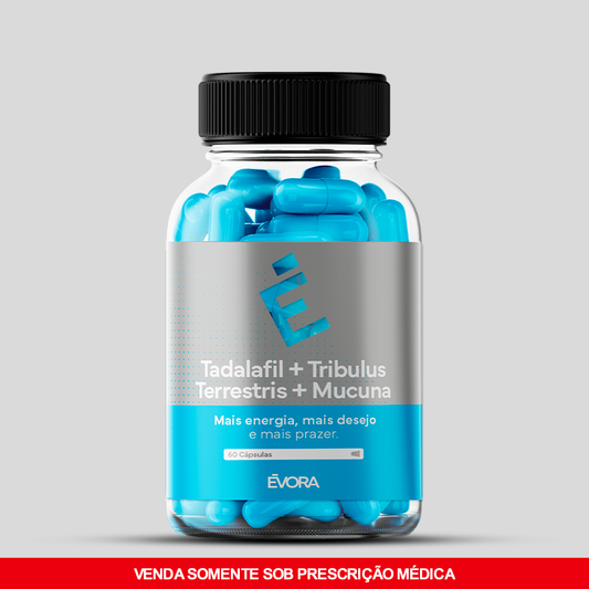 Tadalafil + Tribulus + Mucuna 60 cápsulas